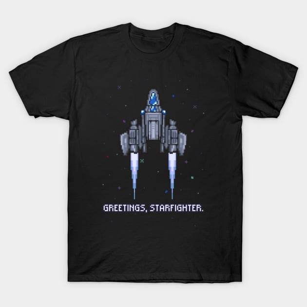 Greetings, Starfighter T-Shirt by SouzouInc